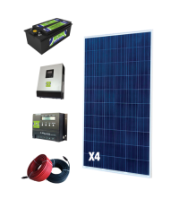 Solar Paket 1 KW - Lamba, TV, Uydu, Orta Boy Buzdolabı, Ev Aletleri, Su Pompası Ve Şarj