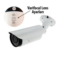 OPAX-415 2.4 MP 1080P AHD/CVI/TVI/CVBS Sony 30 SMART IR Led 2.8-12mm Varifocal Lens AHD Kamera
